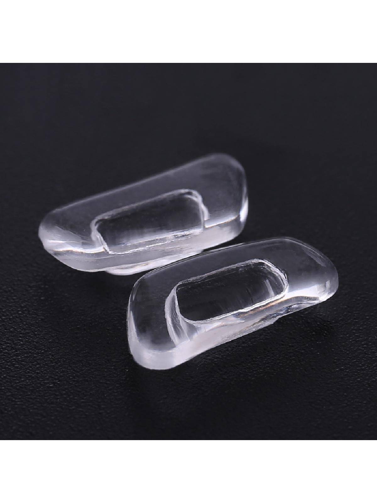 Silicone Eyeglass Nose Pads with Adjustable Arms, 5 Pairs, Transparent #3