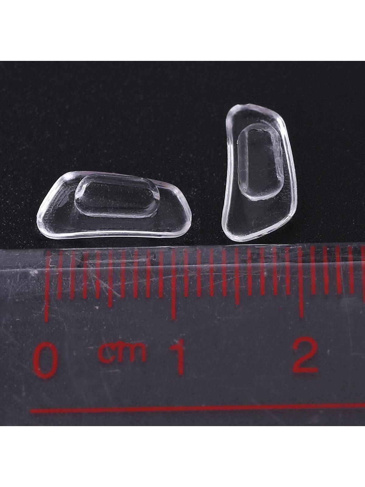 Silicone Eyeglass Nose Pads with Adjustable Arms, 5 Pairs, Transparent #4