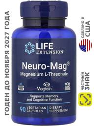 Life Extension Magnesium L-Threonate Neuro-Mag 90 Capsules #1