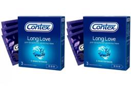 Contex Long Love Anesthetic Condoms, 6 Pack 6 Count, 3 Count #1
