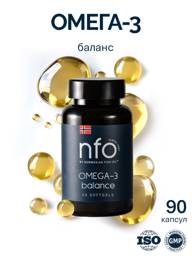 NFO Omega 3 Balance Capsules, 500 mg, 90 Count #1