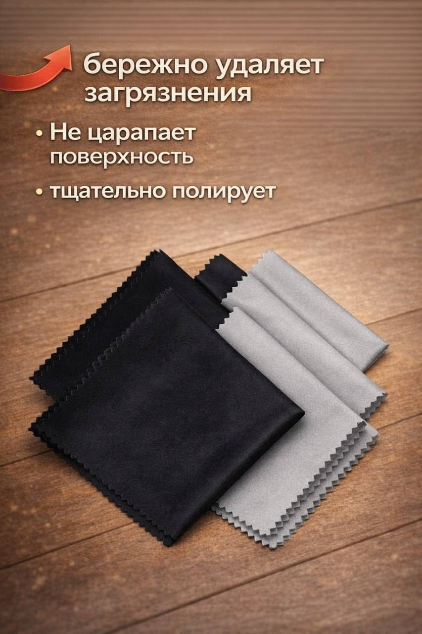Lens Cleaning Cloth 14x14 cm, 5 pcs #5