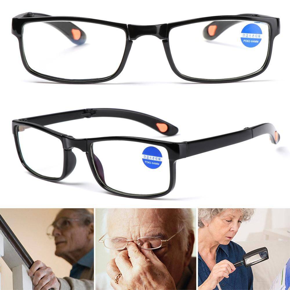 Foldable Computer Glasses Polycarbonate Frame +1.00 #11
