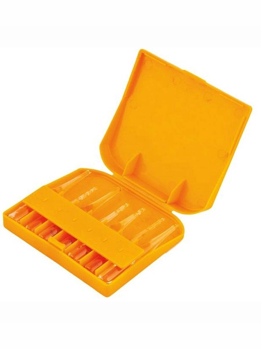 Medplant Plastic Ampoule Case AP-2, Orange, 7 Compartments #7