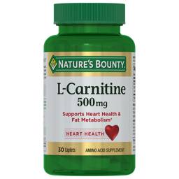 Nature's Bounty L-Carnitine Tablets 500 mg (30 Count) #1
