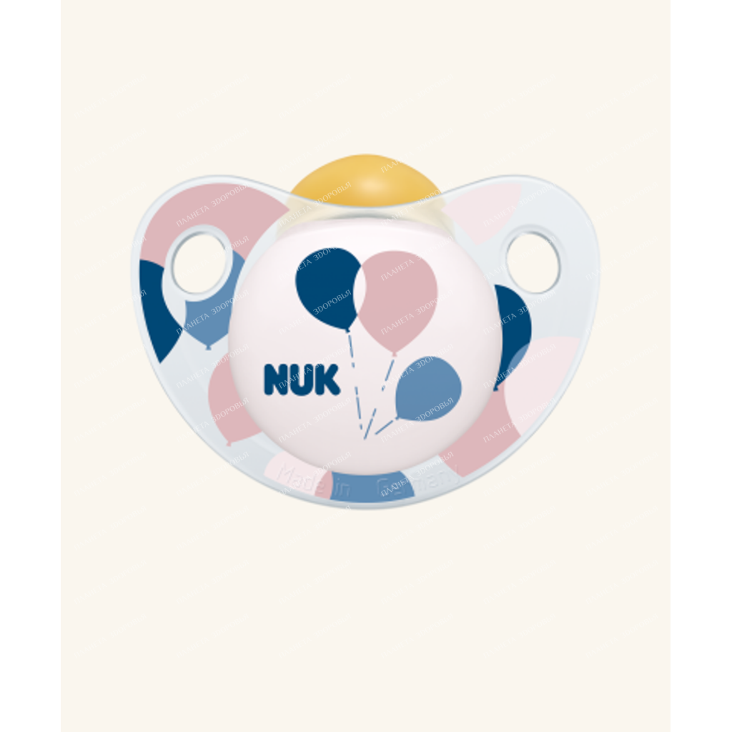 NUK Soother Orthodontist. molds, latex, size 1, 10726018 (TRENDLINE Adore)