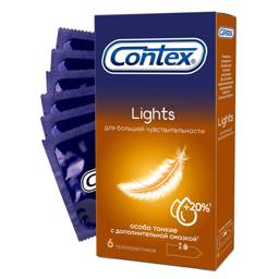 Contex Lights Condoms, 6 Pack #1
