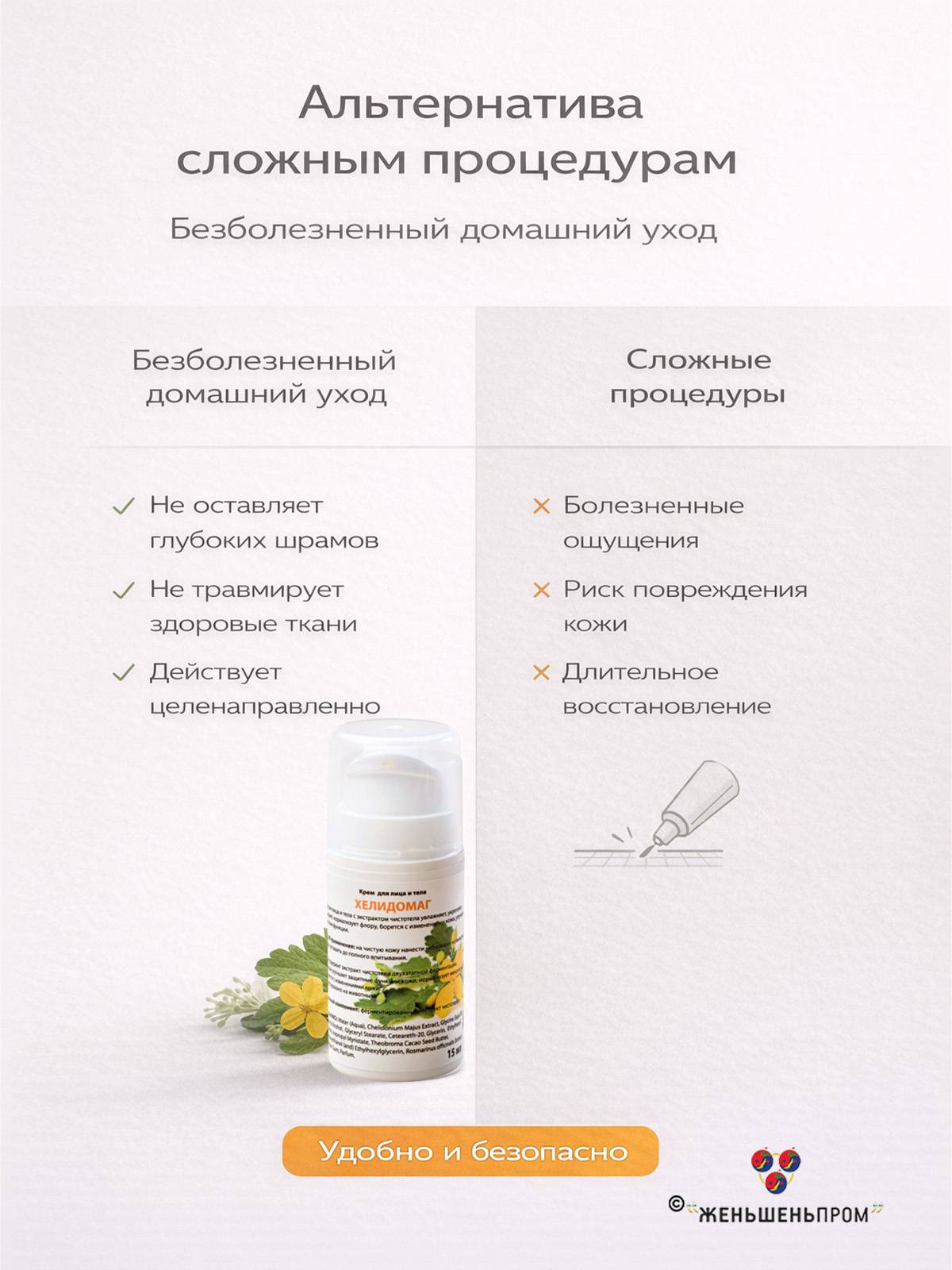 Helidomag Cream with Chelidonium Extract 15 ml #6