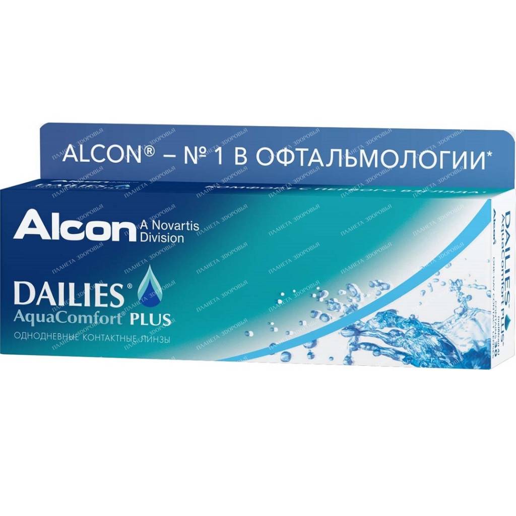 Soft contact lenses DAILIES AquaComfort Plus -5,25