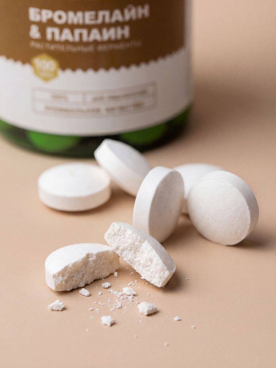 Morelet Bromelain & Papain 500 mg Chewable Tablets — 101 Count #11