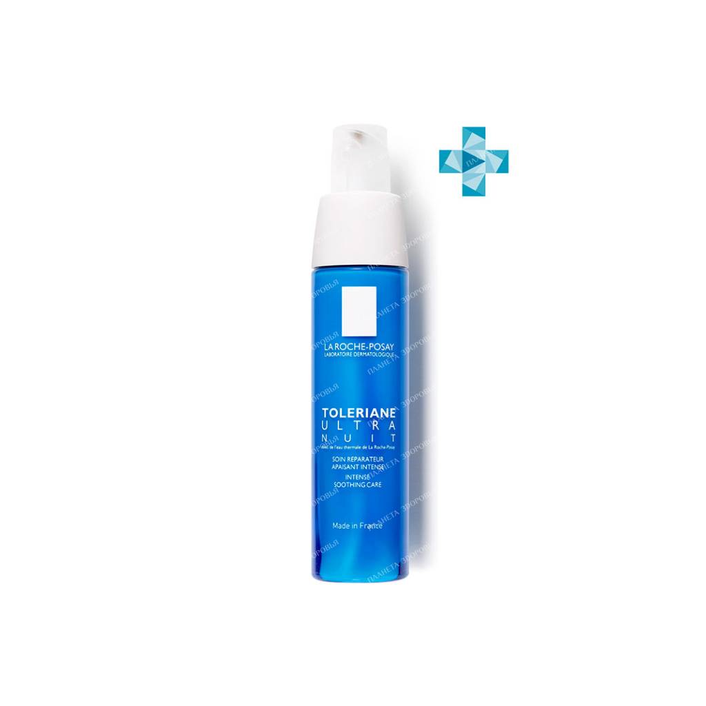La Roche-Posay Intense soothing night care for hypersensitive or allergy-prone skin of the face and eye contour "Toleriane Ultra Nuit" 40 ml