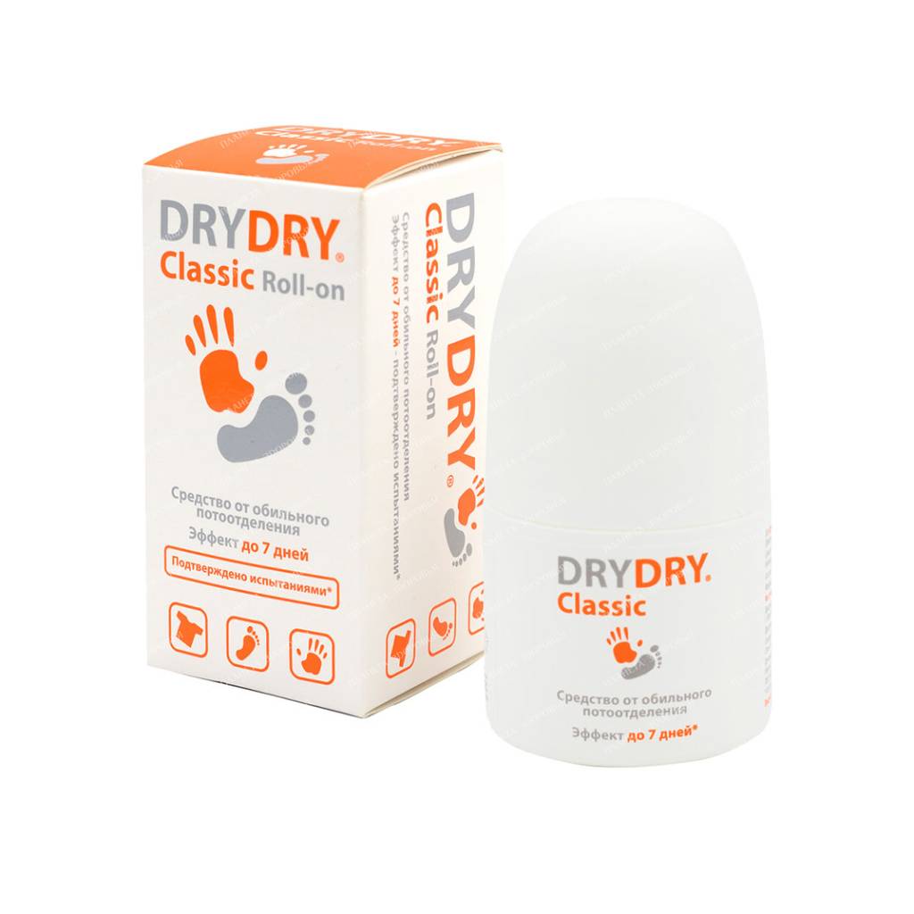 Antiperspirant (deodorant) from excessive sweating "DRY DRY CLASSIC Roll-on", 35