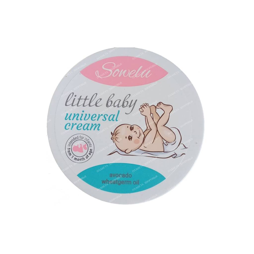 Sowelu little baby Universal cream for children with avocado and wheat germ oil, 200 ml