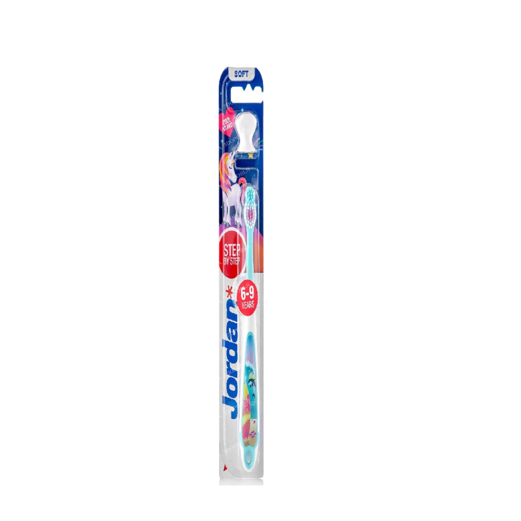 Jordan STEP BY STEP Toothbrush 6 to 9 with holder