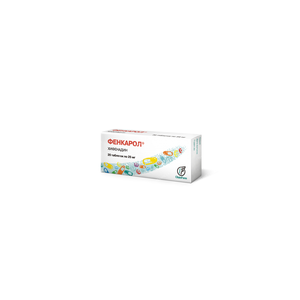 Fencarol tablets 25mg №10x2