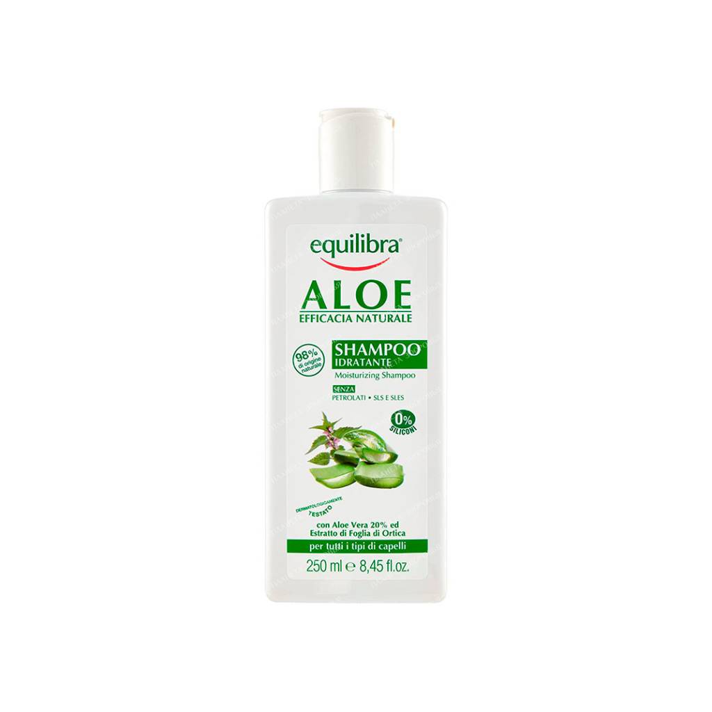 EQUILIBRA Aloe Moisturizing Shampoo, 250 ml