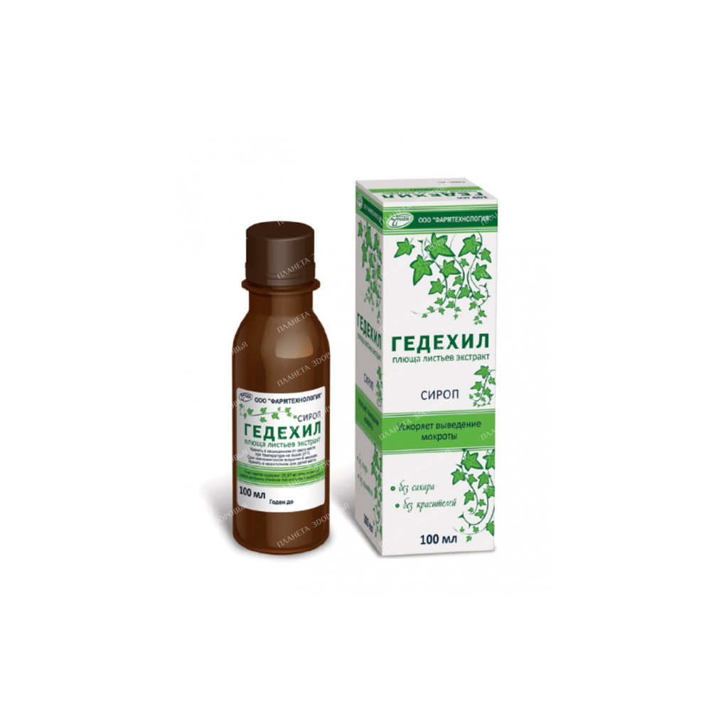 Gedekhil syrup in a bottle 100ml in pack №1