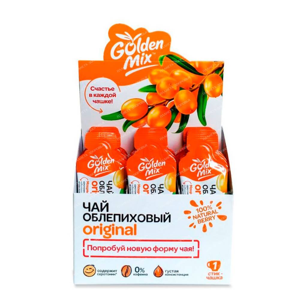 GoldenMix spec. food diet product. prof. Sea buckthorn tea Original, stick 18 g