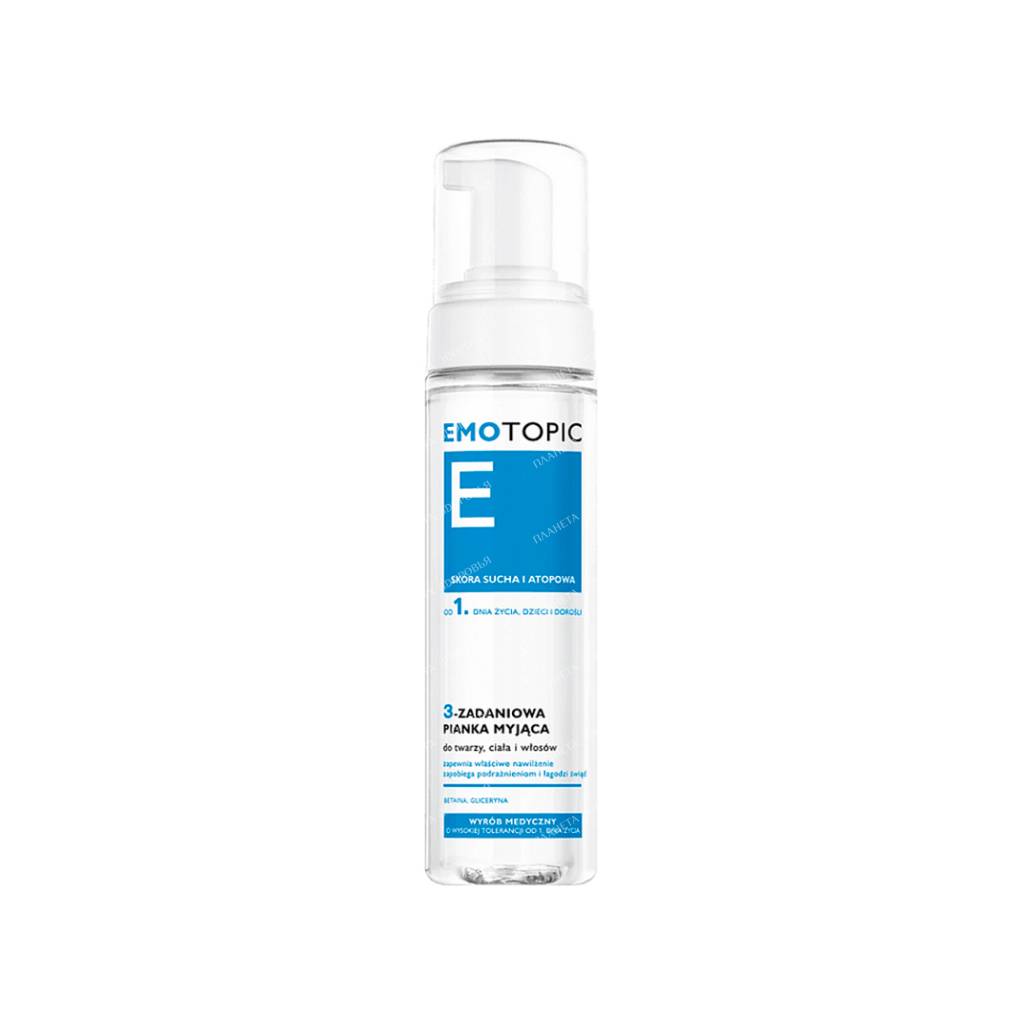 Emotopic 3in1 Washing gel for face, body and hair (from the first days of life, for children and adults) 200 ml
