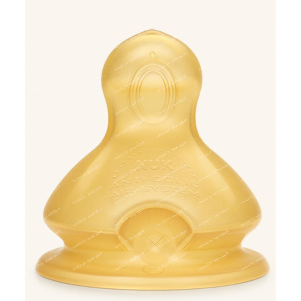 NUK FistChoicePlus Anti-colic. nipple orthodontist, latex, from med. resp. for food "M", size 1 10701245