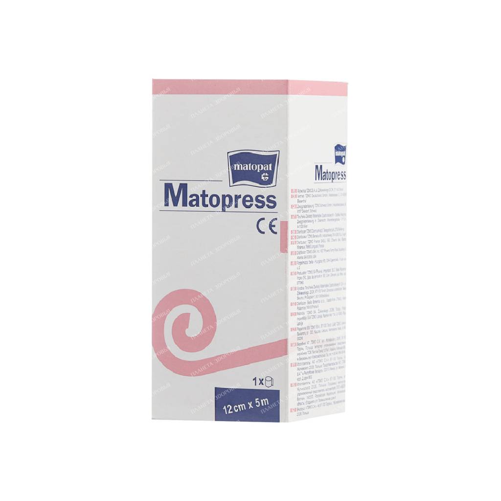 Bandage non-sterile elastic Matopress size 5m*12cm