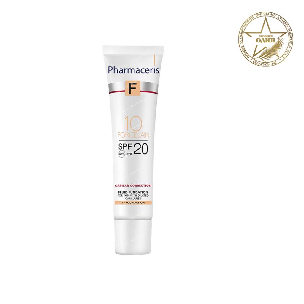 Pharmaceris F CAPILAR-CORRECTION CAPILAR-CORRECTION SPF 20 (tone 10: porcelain), 30 ml