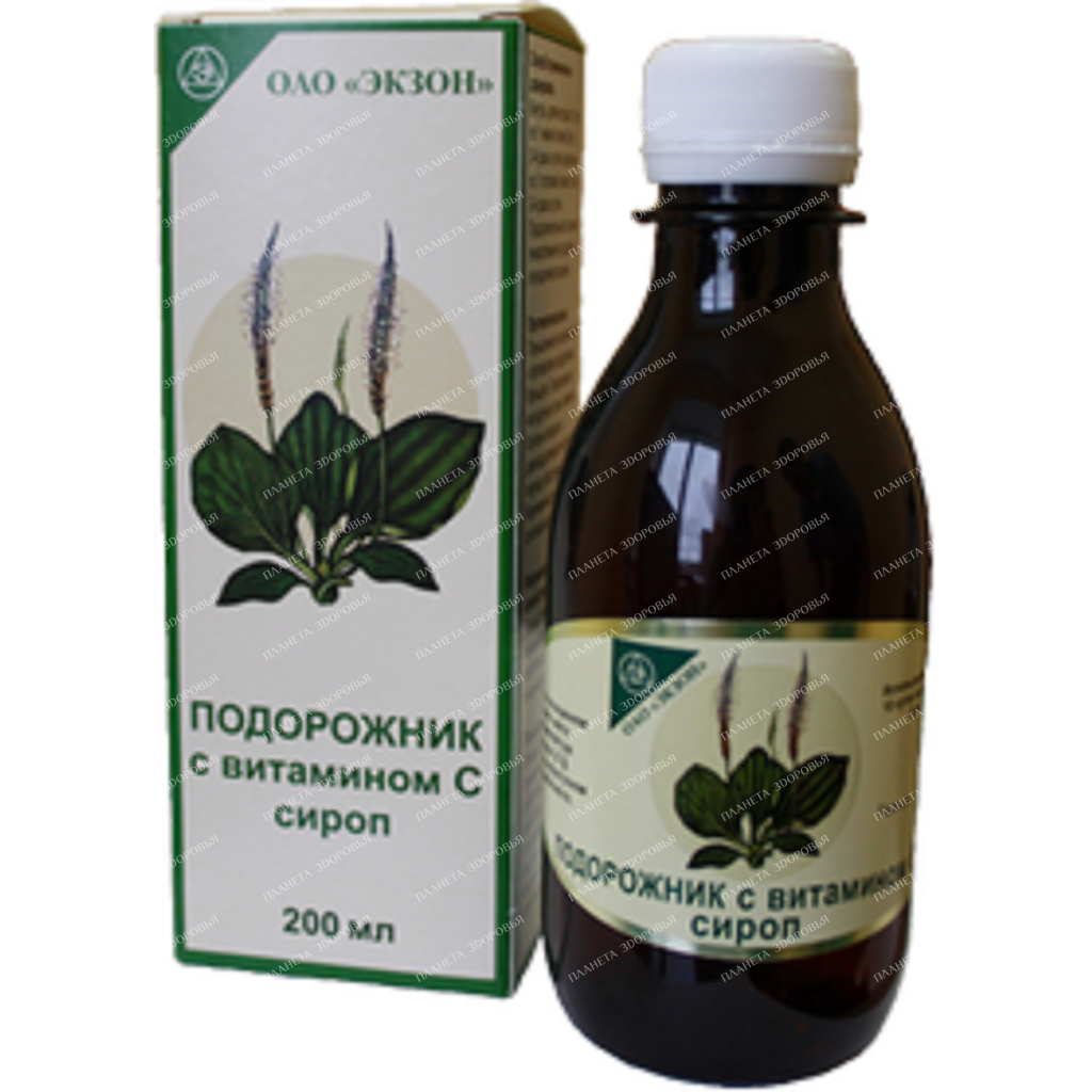 Plantain with vitamin C syrup 200ml №1