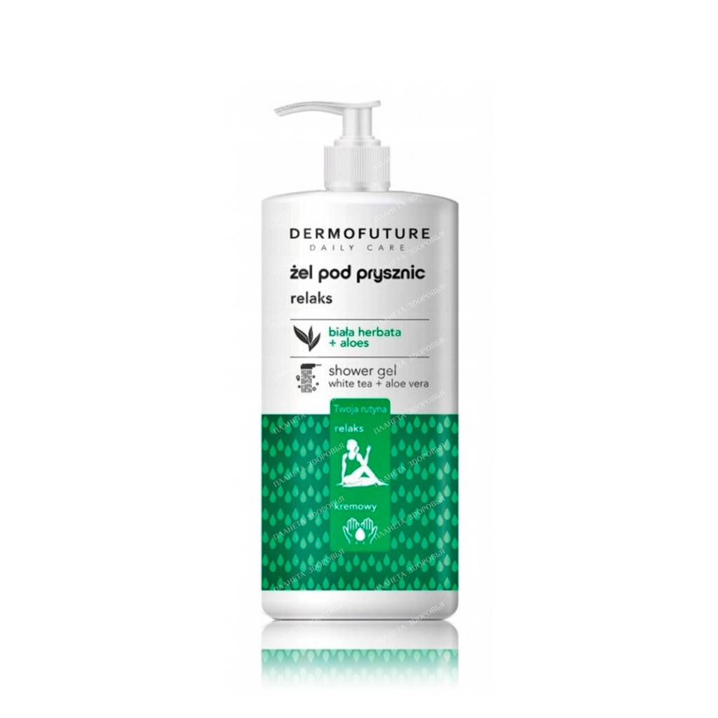 DermoFuture Daily Care RELAX shower gel with white tea and aloe vera 500 ml