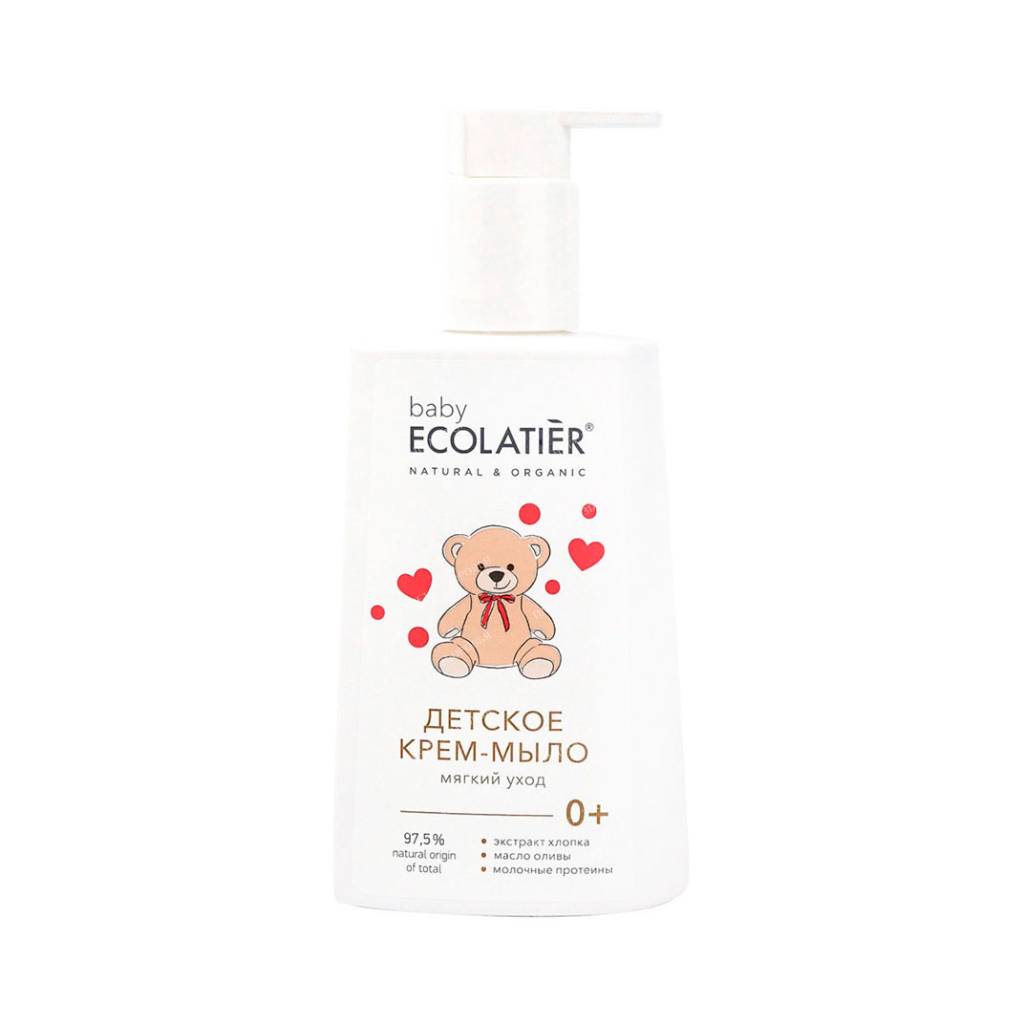 Ecolatier Baby cream-soap "Soft care" 0+, 250 ml