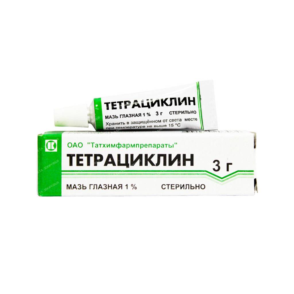 Tetracycline ointment hl.1% in tubes 3g in pack №1