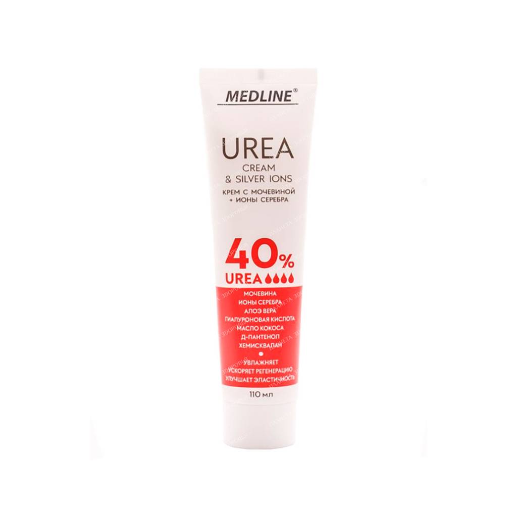 MedLine / MedLine cream with urea 40% + silver ions, 110 ml