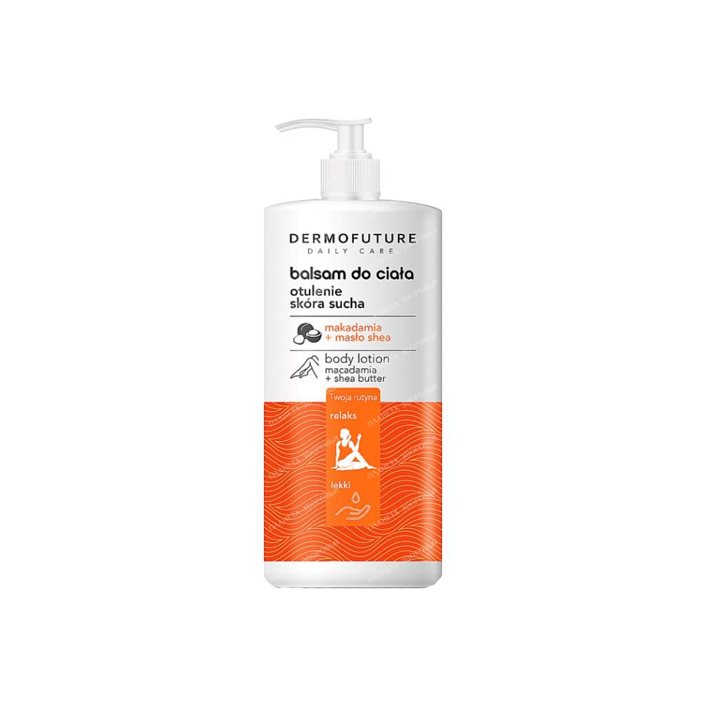 DermoFuture Daily Care Body Balm SOFT HUGS Macadamia Shea Butter 480 ml