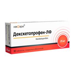 Lekpharm Dexketoprofen 25mg Film-Coated Tablets, 10 Pack #1