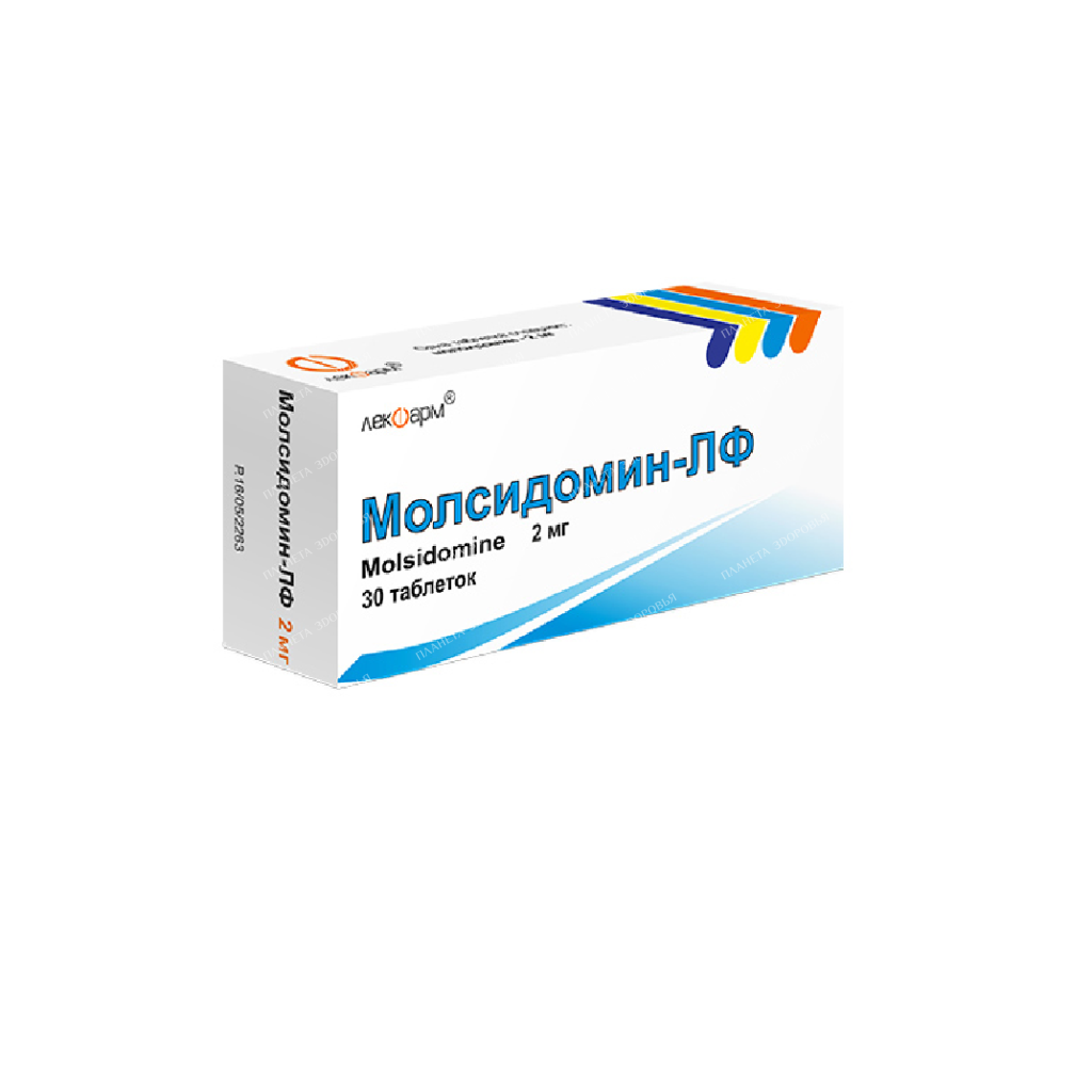Molsidomin-LF tablets 2 mg №10x3