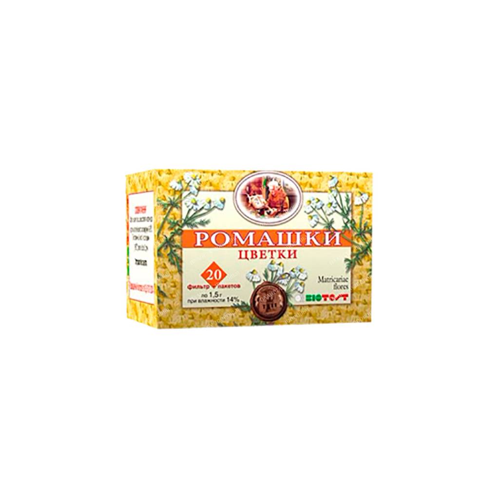 Chamomile flowers, large size 1.5g