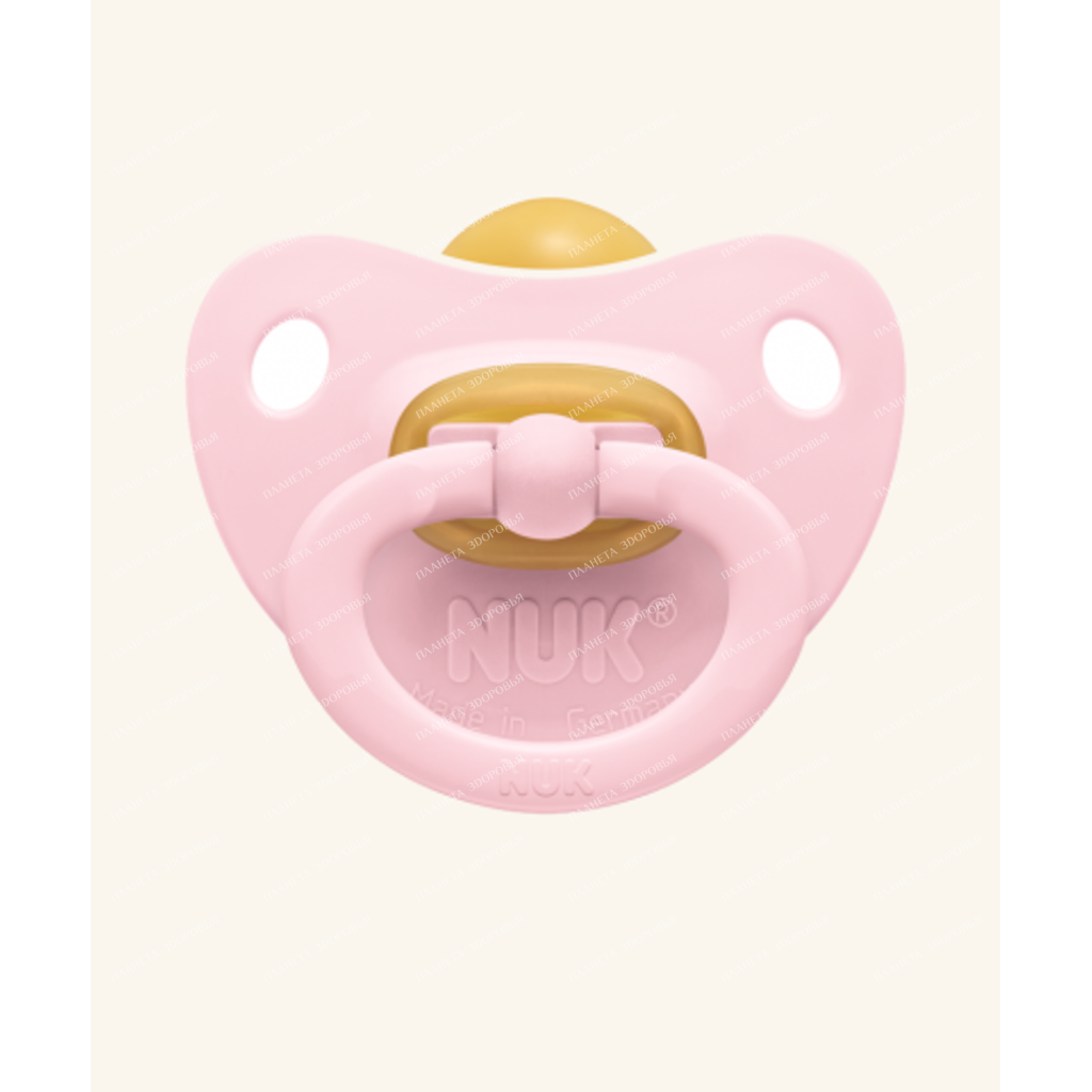 NUK Soother Orthodontist. molds, latex, size 2, 10734012 (BABY ROSE)