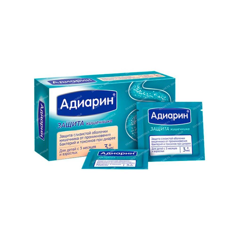 Adiarin to protect the intestinal mucosa 8 sachets