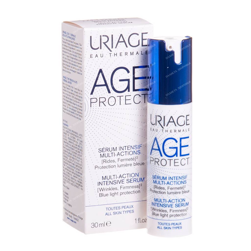 Uriage Serum for the face AGE PROTECT SERUM INTENSIF MULTI-ACTIONS multifunctional. intensive, 30 ml