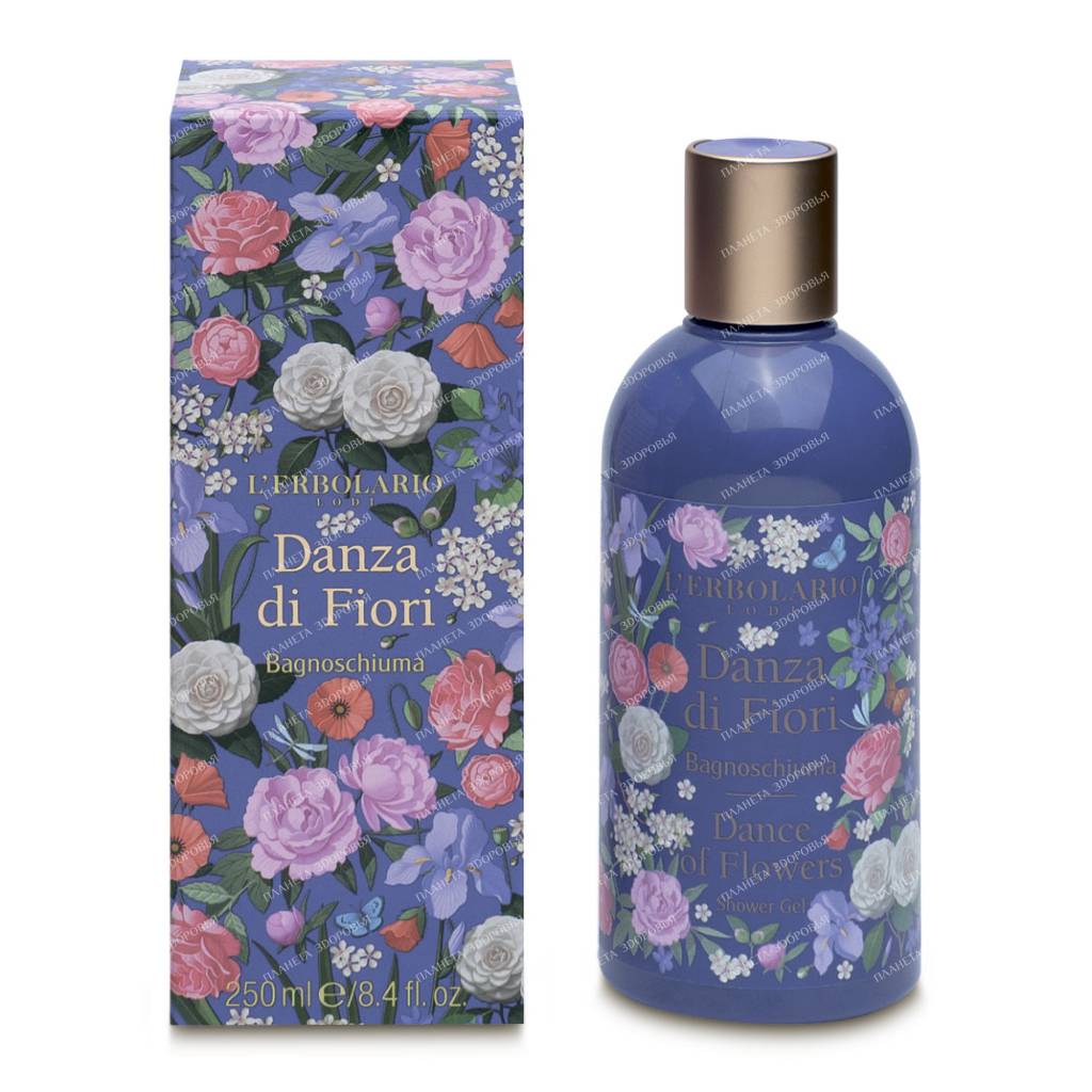 L'Erbolario "Dance of Flowers" Shower Gel, 250 ml