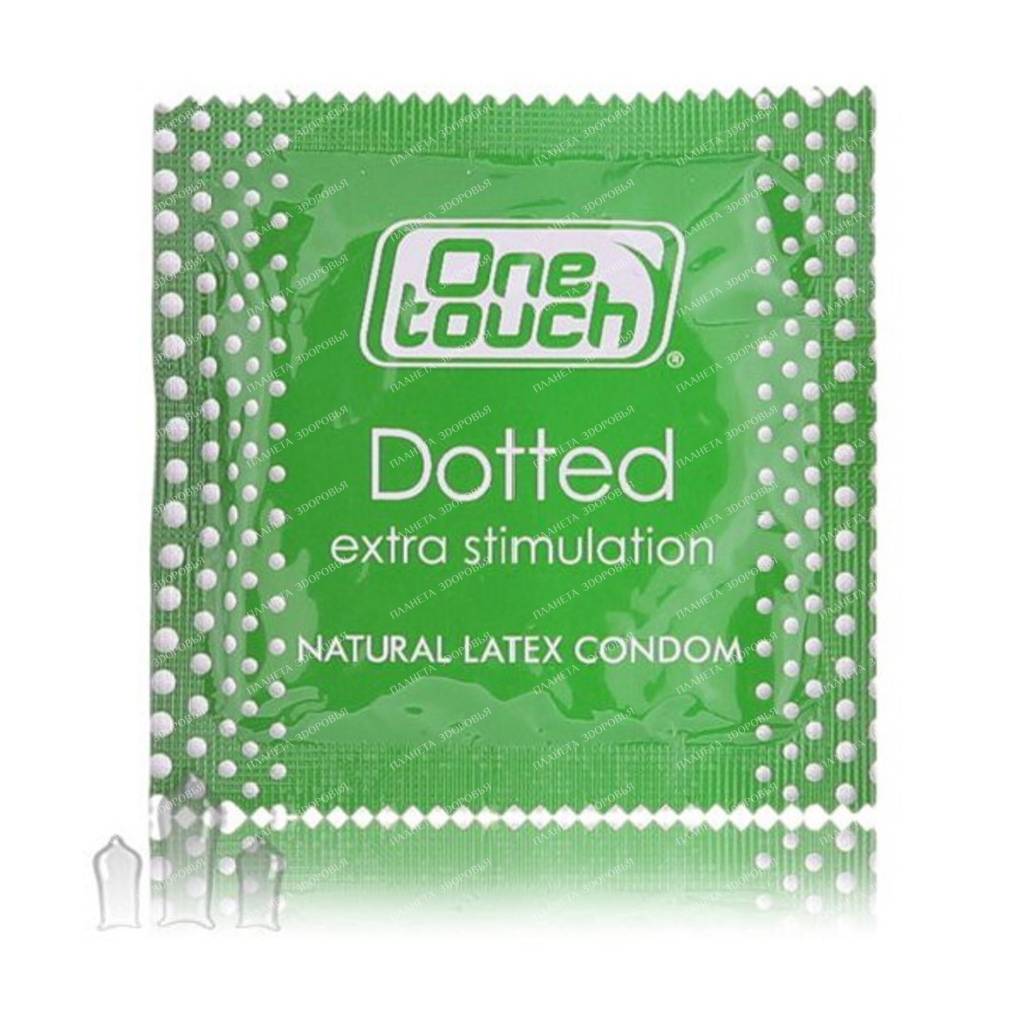 One Touch Dotted Condoms, 5 pcs