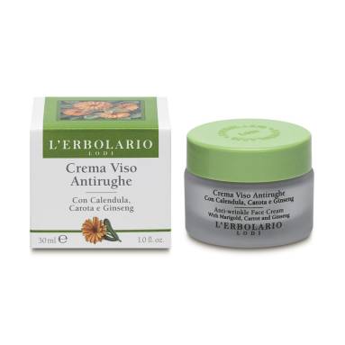 L'Erbolario Face Cream with Calendula, Carrot and Ginseng 30 ml