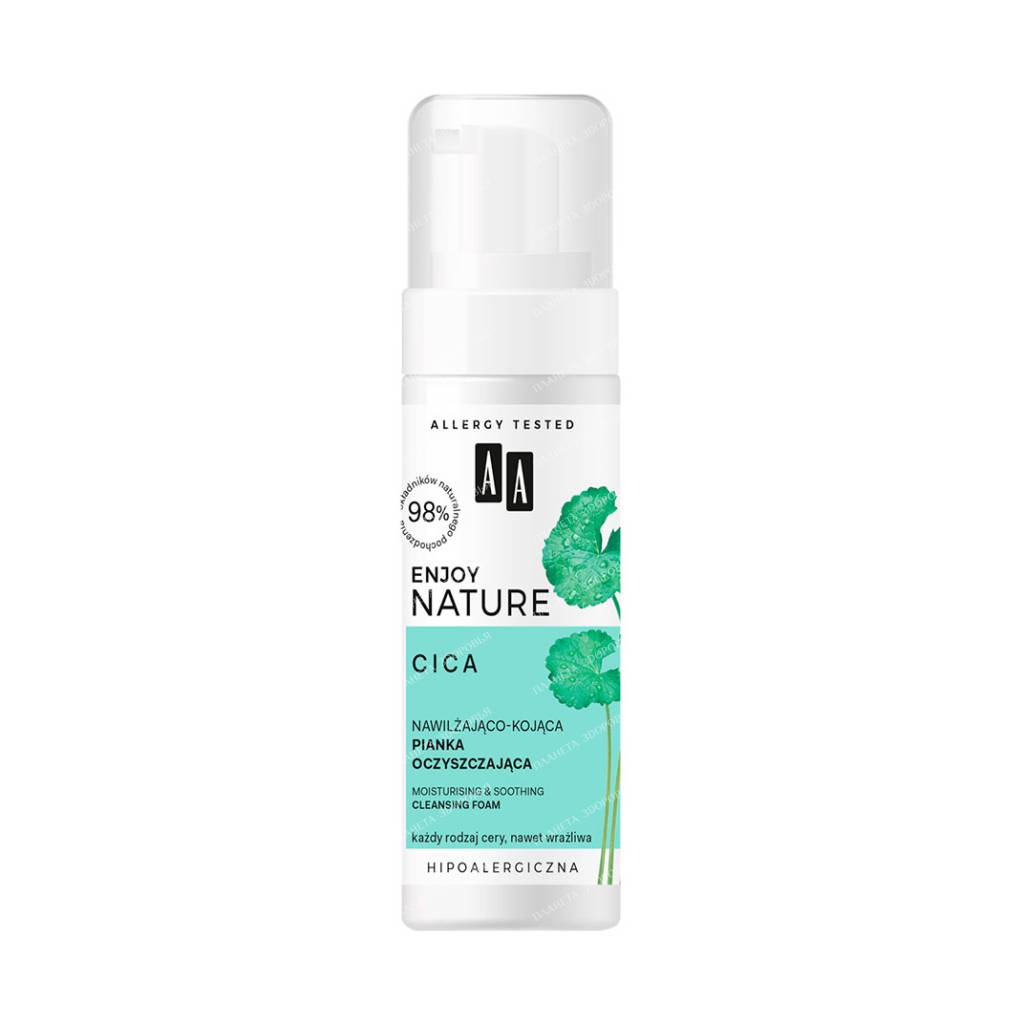 AA ENJOY NATURE CYCA Hydrating Soothing Cleansing Foam, 150 ml