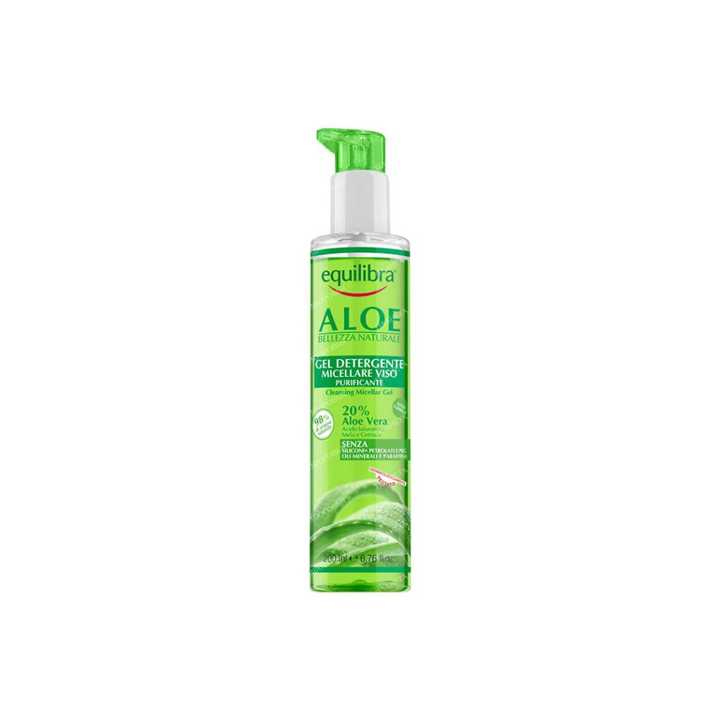 EQUILIBRA Aloe Cleansing Micellar Gel, 200 ml