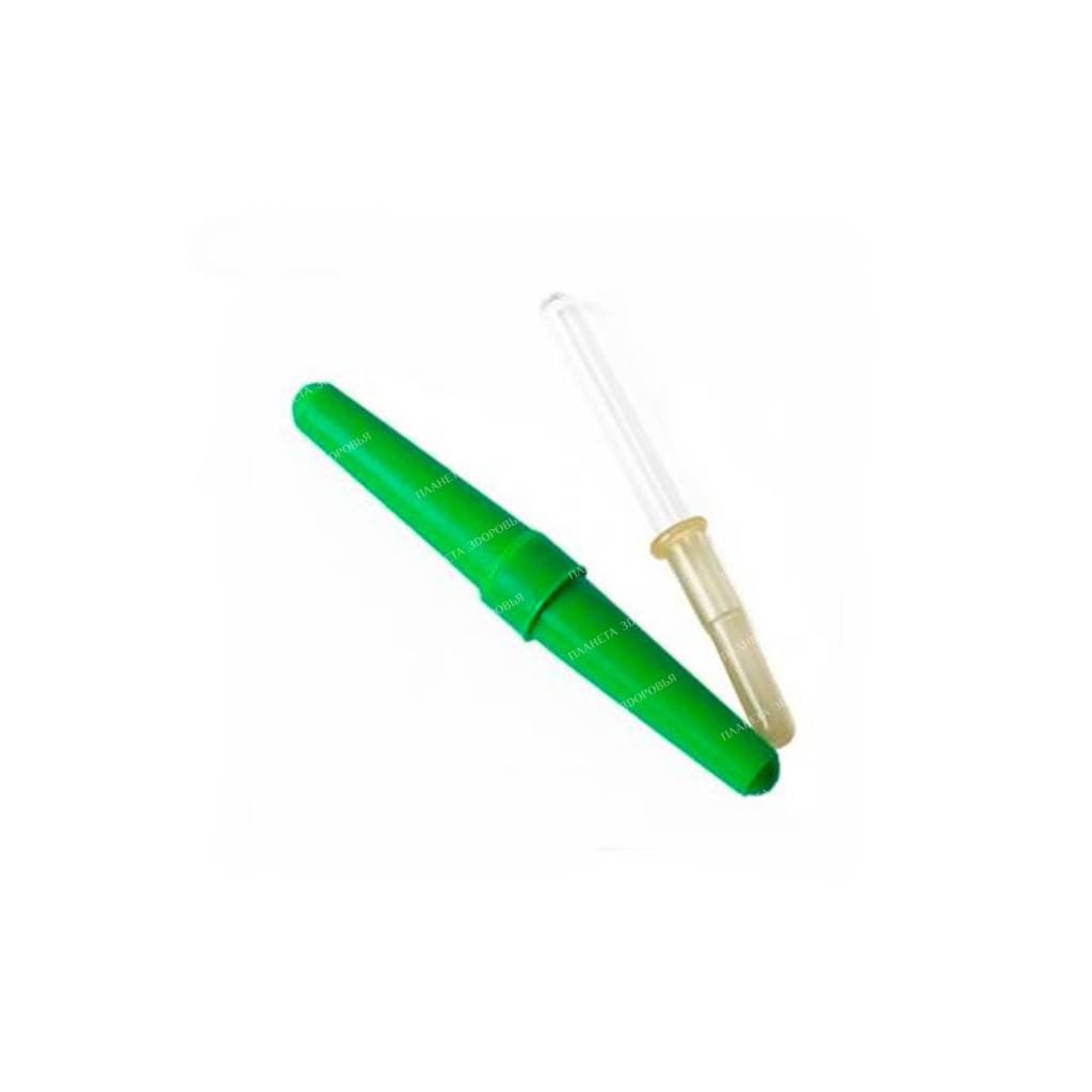 Ophthalmic safety glass pipette in a case