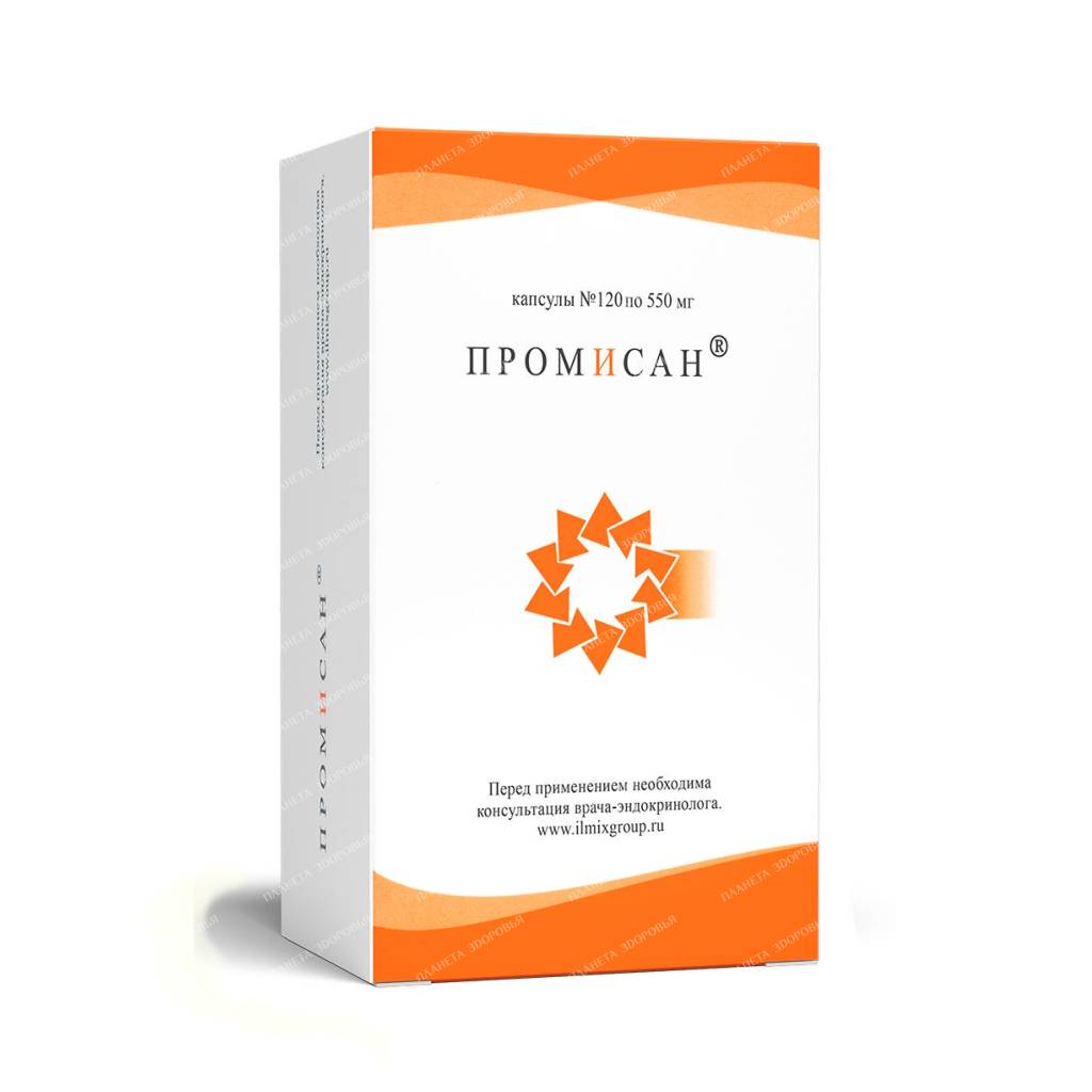 Biologically active food supplement "Promisan" (550 mg capsules) №120