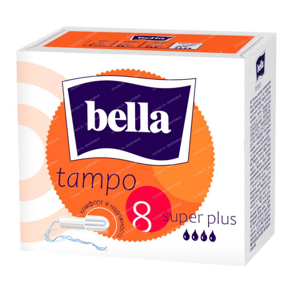 Bella Tampo super plus Tampons for women without applicator 8 pcs