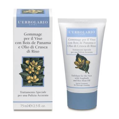 L'Erbolario Face Scrub with Soapwort and Rice Bran Oil 75 ml