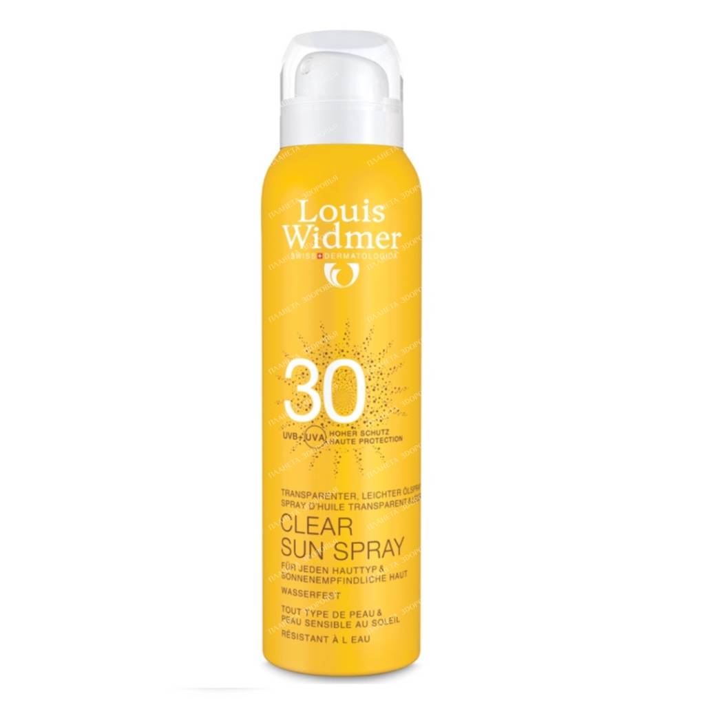Louis Widmer Sun Spray 30 (SPF30), 125ml