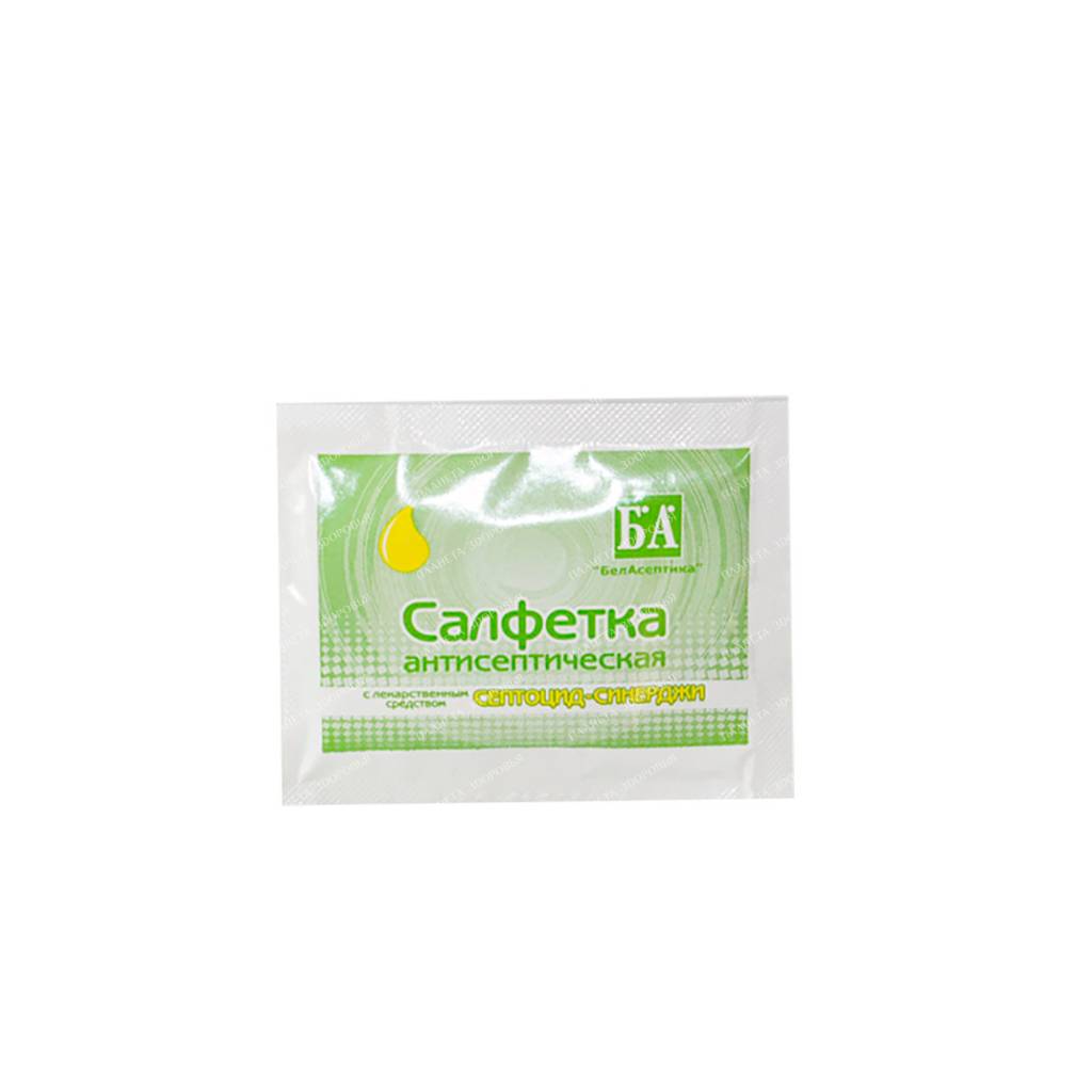 Wet wipes with Septocid-Synergy medicine size 135x175