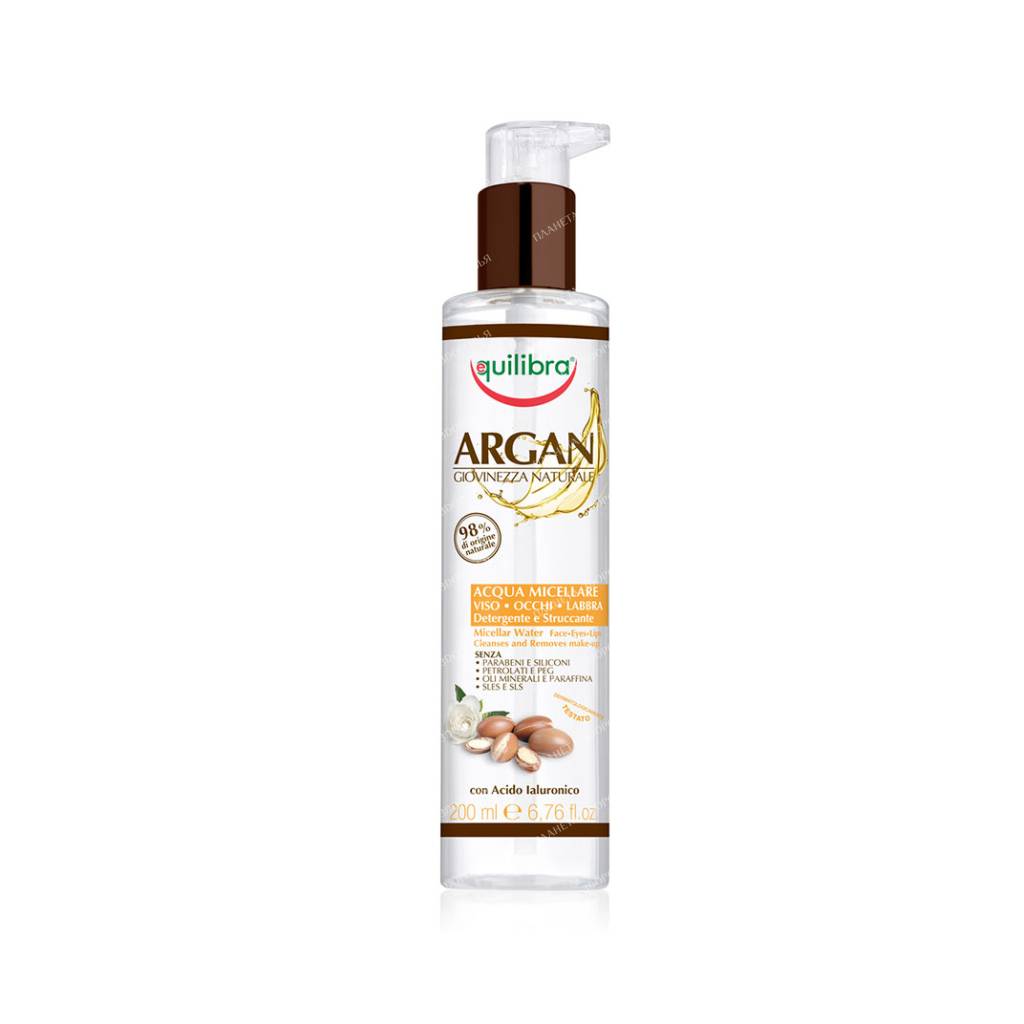 EQUILIBRA ARGANIA "Youth from nature" Micellar water, 200 ml